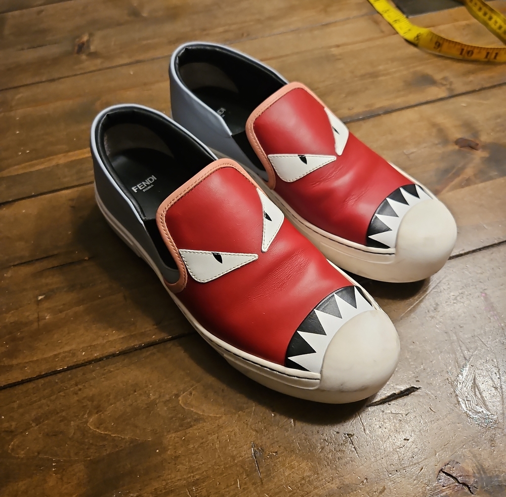 Fendi Slip On Monster Sneaker